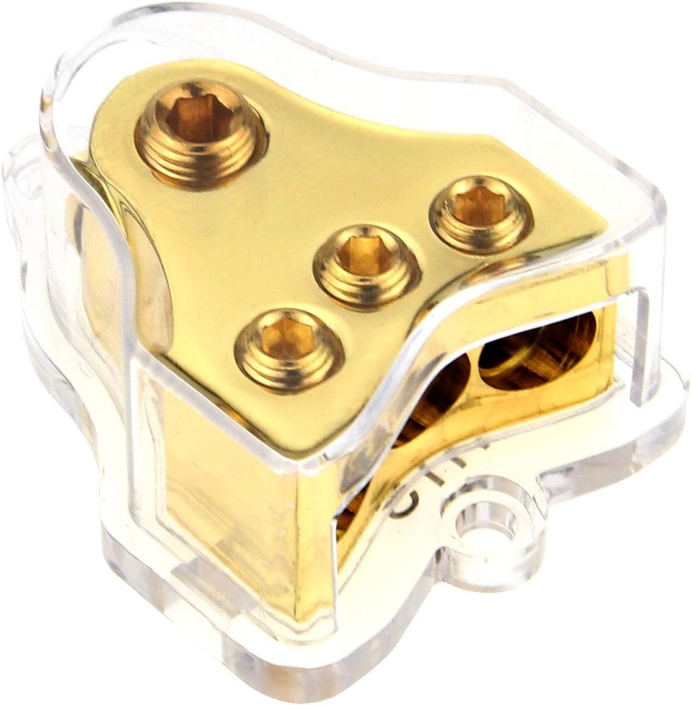 Copper Car Audio Power Distribution Block