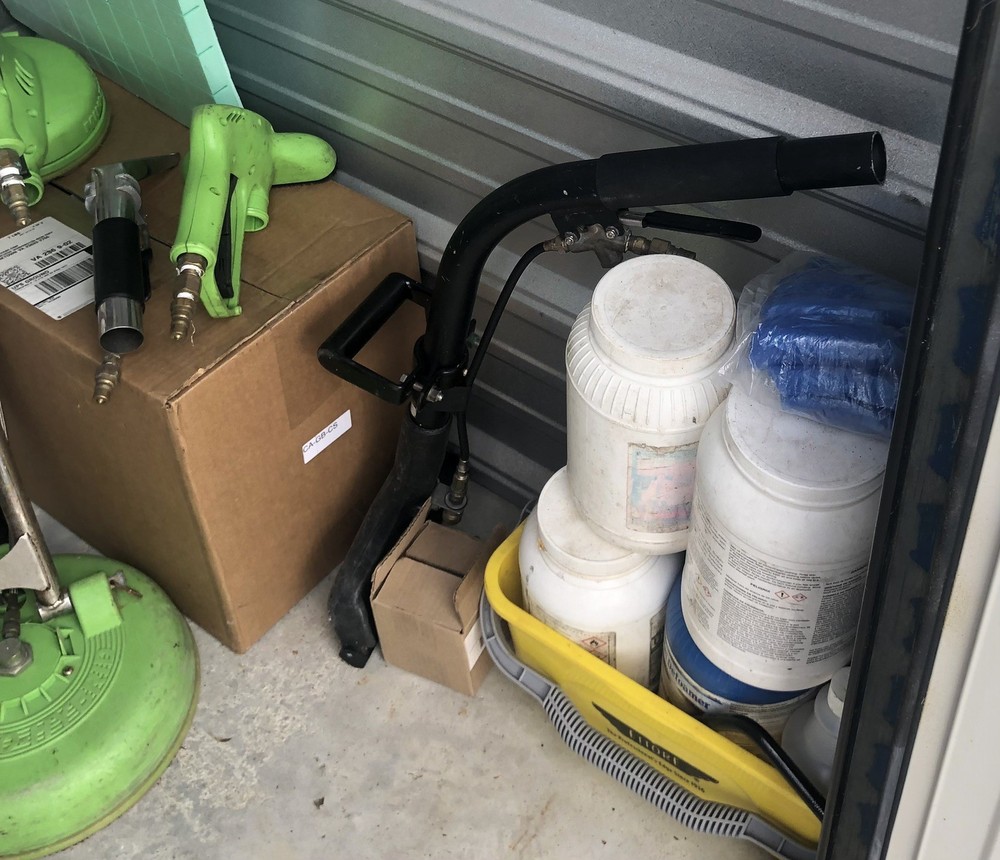 Carpet cleaning van with hydromaster 318