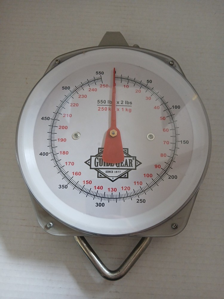 Guide gear scale 550 pound capacity.