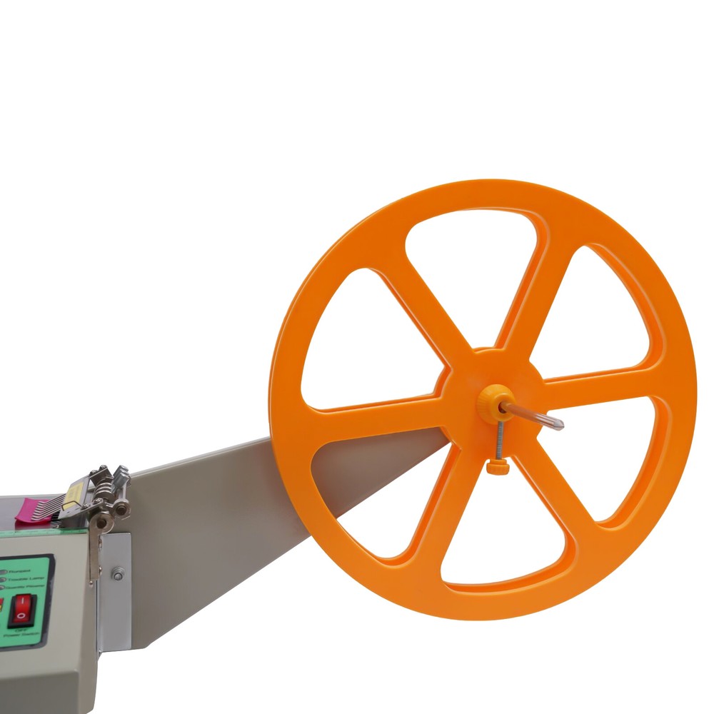 Webbing Cutting Machine Automatic Hot + Cold Tape Cutter for Elastic Band 280W