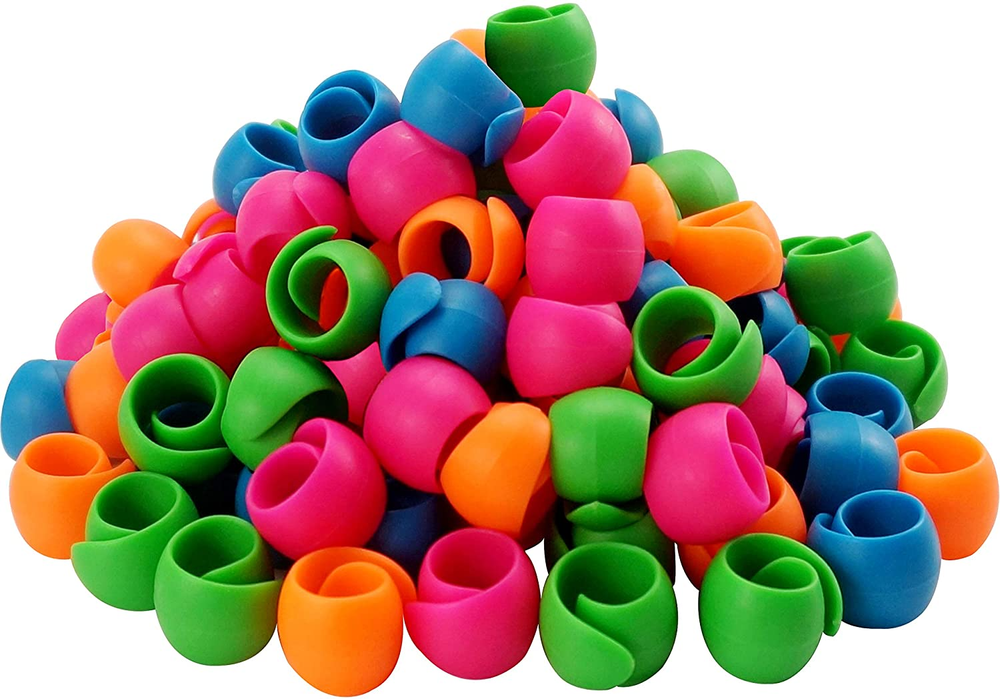 100Pcs Thread Spool Savers / Spool Huggers - Prevent Thread Tails from Unwinding