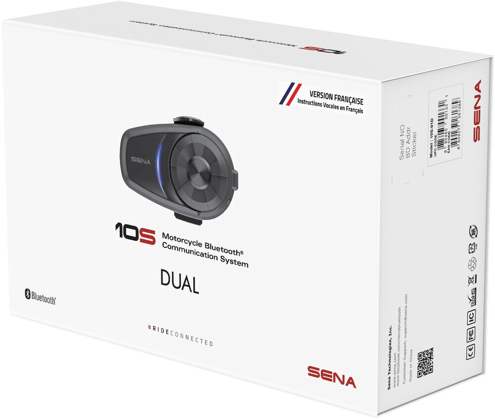 SENA 10S Dual Pack Bluetooth 4.1 Headset and Intercom