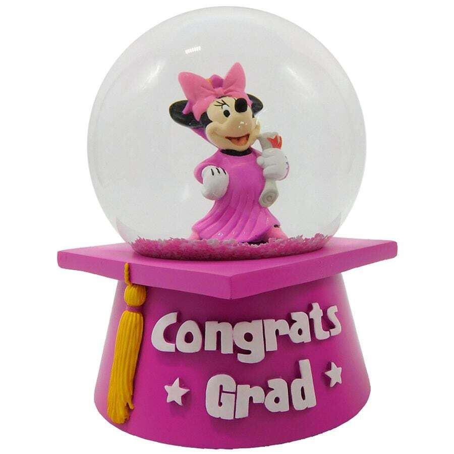 Mickey Graduation Water Globe