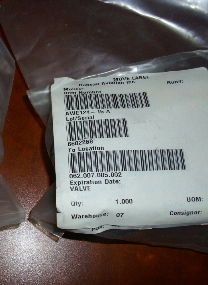 Hawker 700 Valve AWE124-15