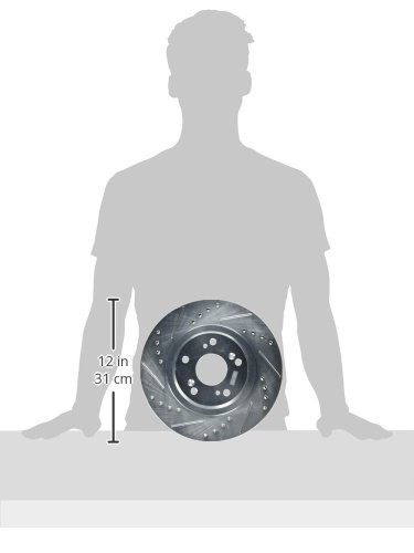 Power Stop JBR991XPR Front Evolution Drilled & Slotted Rotor Pair