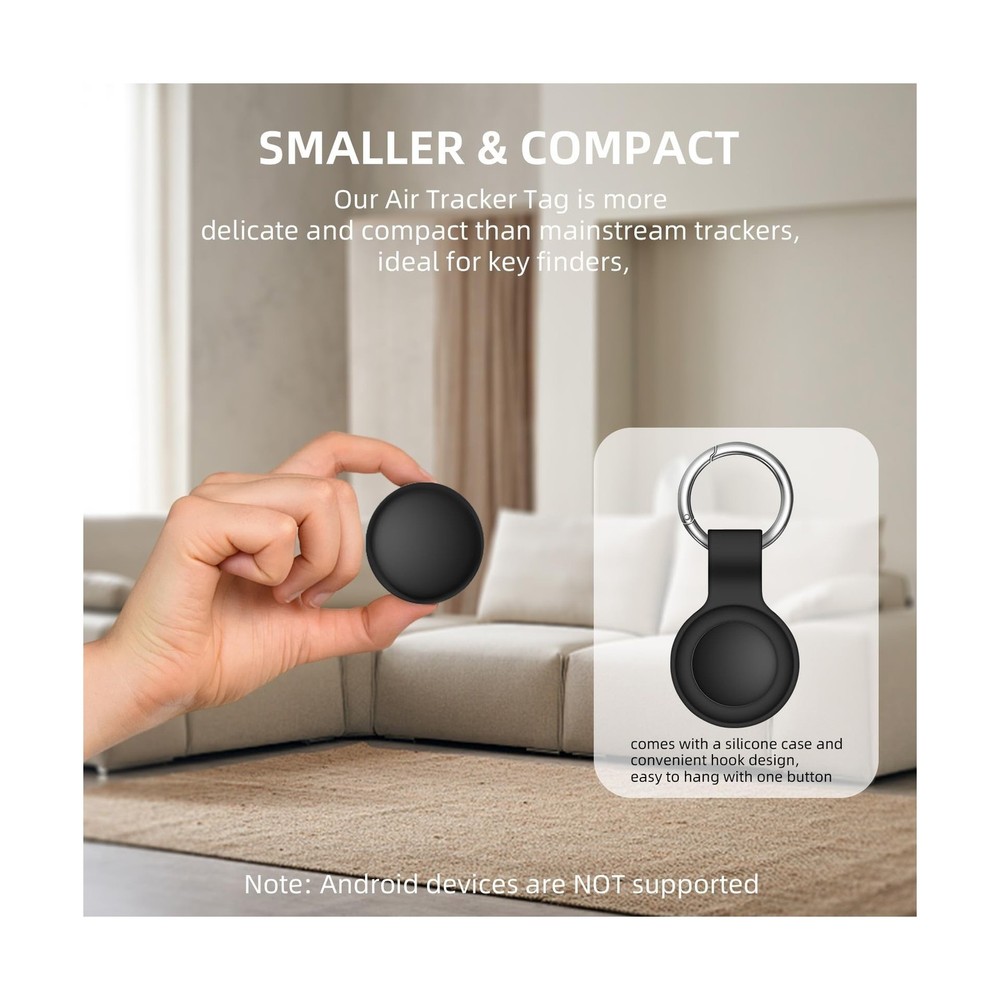 Air Tracker Tags-4 Pack[Apple MFi Certified] (iOS Only), Bluetooth ... Fast Ship