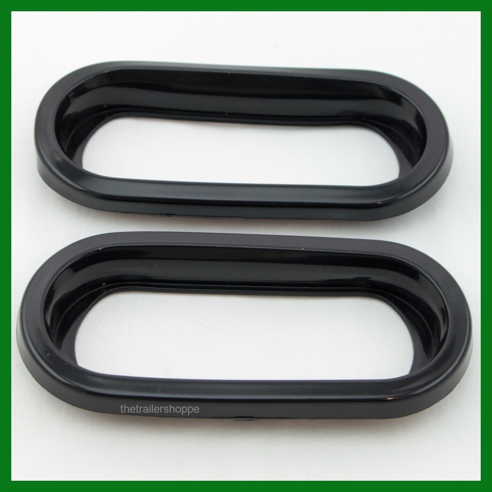 Rubber 6" Oval Stop Turn Tail Light Grommet -Set of Two