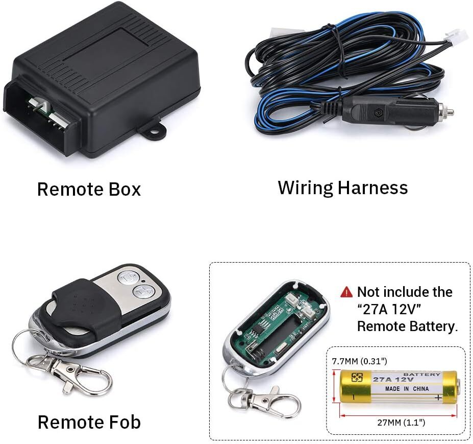 Exhaust Valve Downpipe  Wiring Electric Valve Wireless Remote Controller Box+Key