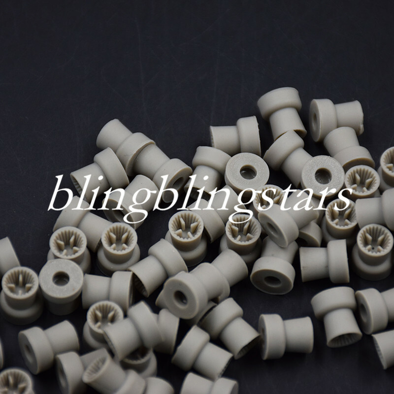 100 Pcs/Box Dental Disposable Plain Prophy Cups Polishing Head 4 Webbed Snap-on