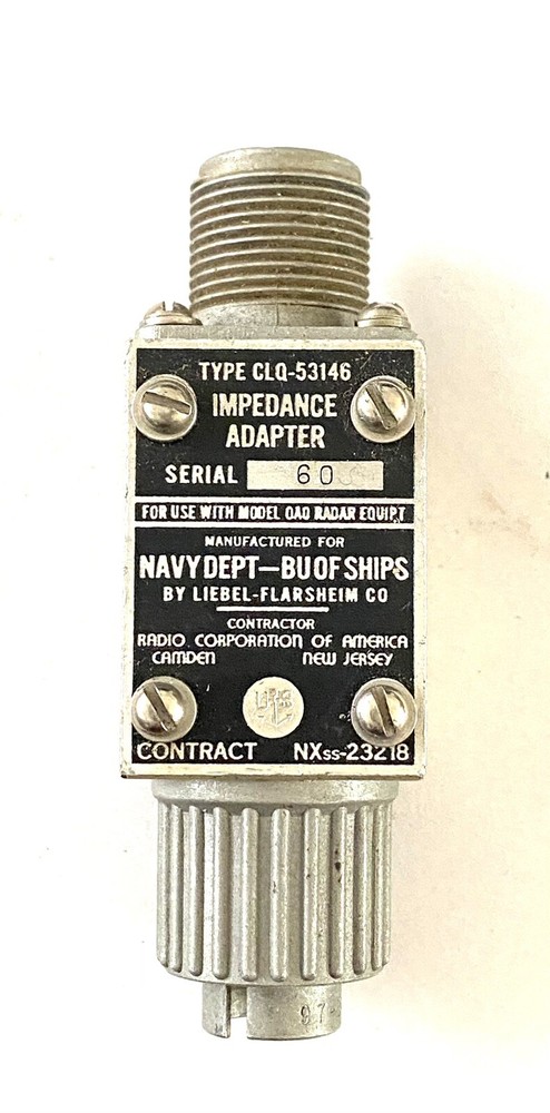 Type CLQ-53146 IMPEDANCE ADAPTER