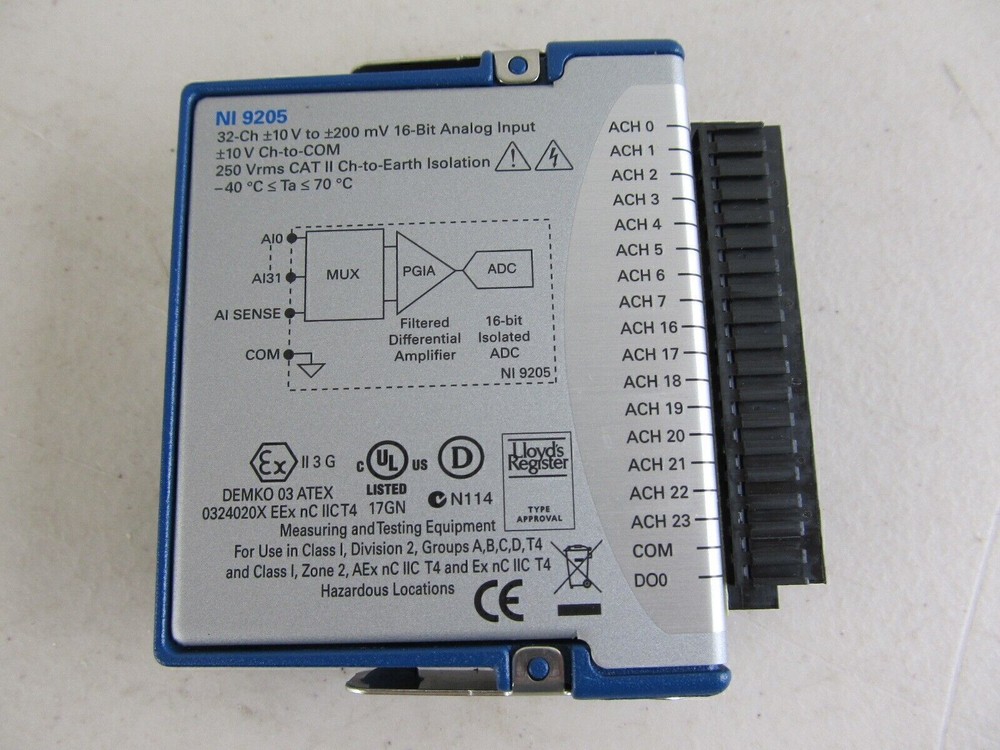 NI 9205 cDAQ National Instruments Analog Input Module
