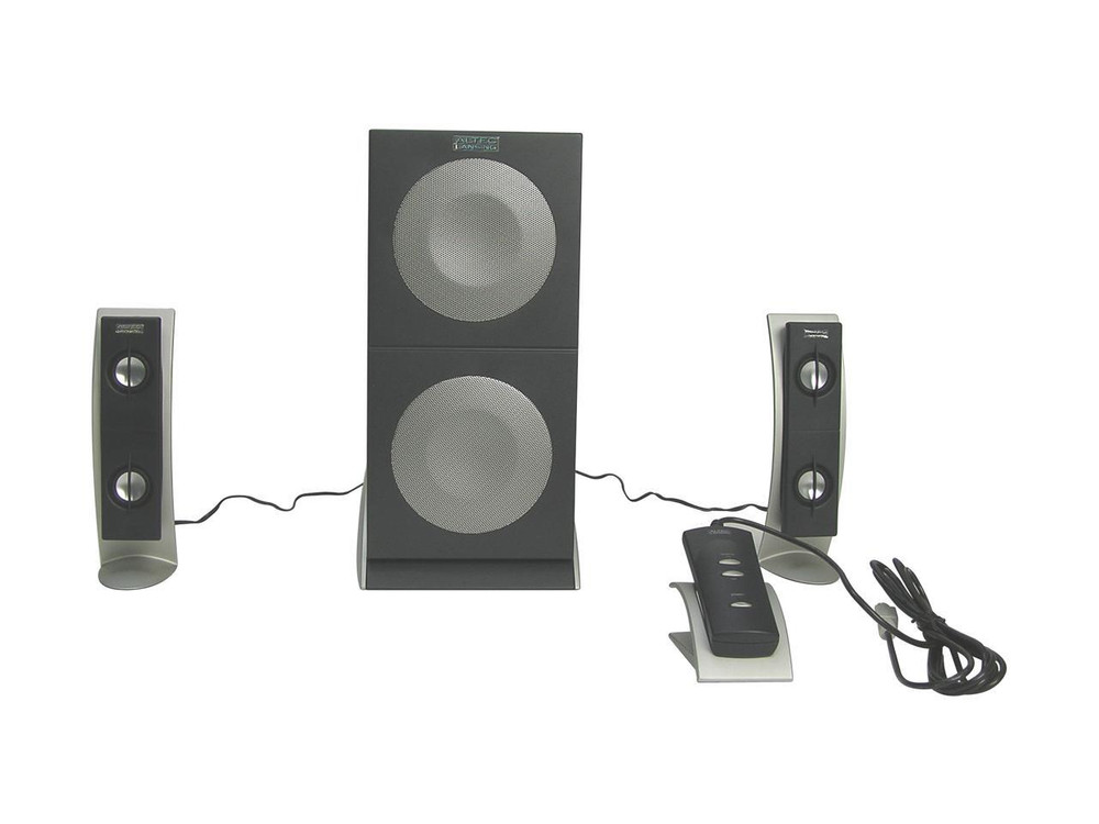 Altec lansing 2.1  50watt  computer speakers for desktop open box used