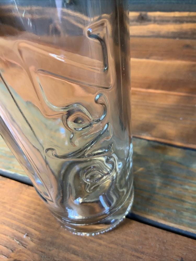 Zaya Rum Bottle With Cork Heavy Thick Glass Empty