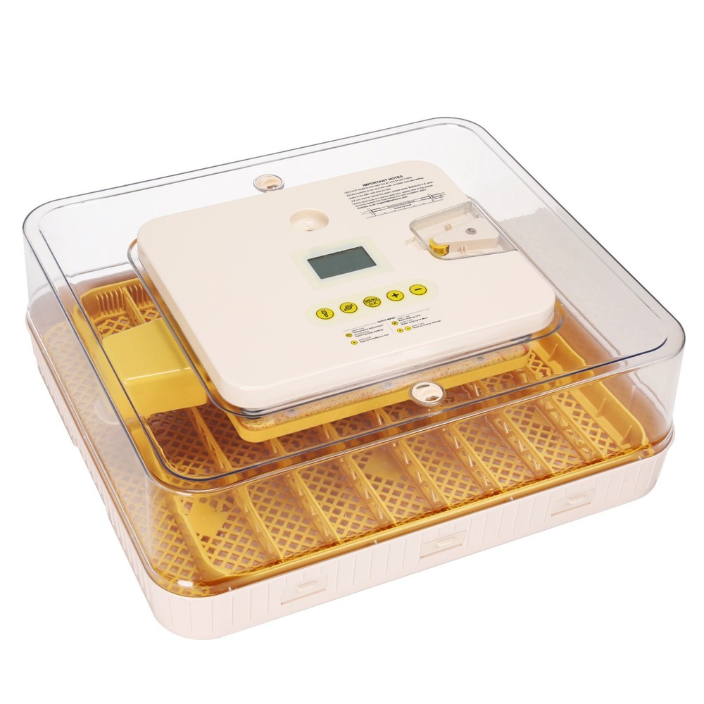 56/70 Eggs Incubator Digital Clear Poultry Hatching Machine Automatic Egg Turnin