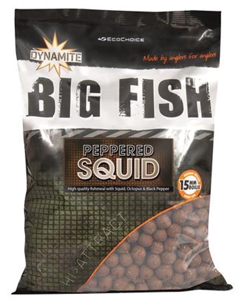 Peppered Squid Boilies 15 Mm Dynamite Baits