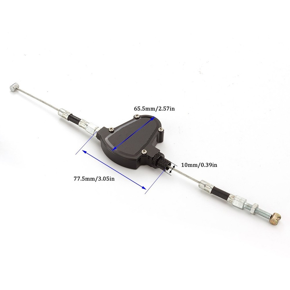 FXCNC CNC Aluminum Line Easy Stunt Pull Clutch Cable Lever Replacement System...