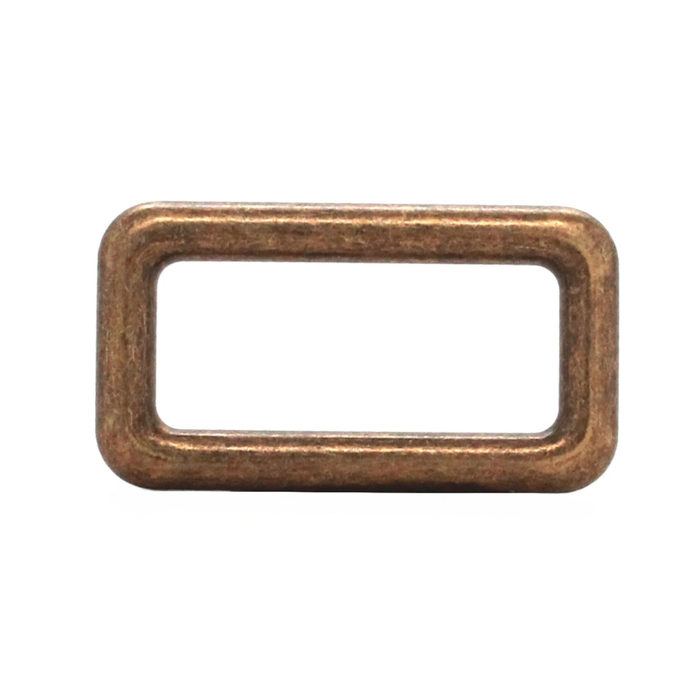 Die Cast Rectangular Ring 1 1/4 x 5/8 ID Antique Brass 14866-09