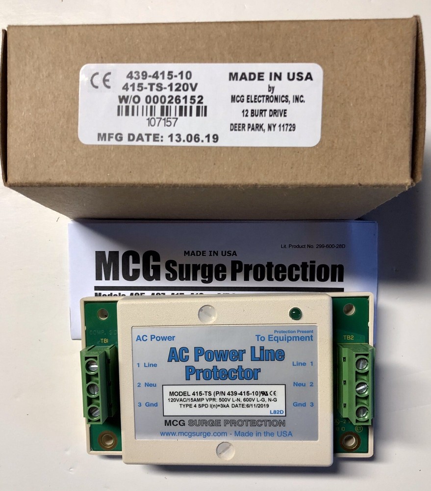 MCG-415-TS-120V (Equipment level Surge Protector)