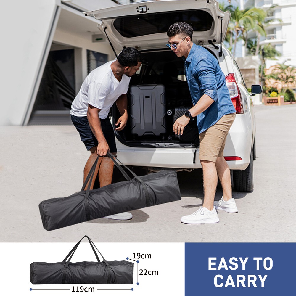 3x 3m Practical Waterproof Right-Angle Folding Tent Blue
