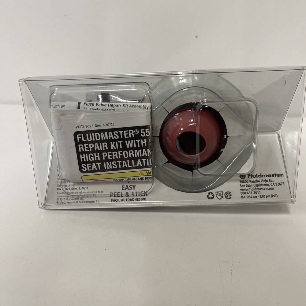 Fluidmaster PerforMax 555C Universal Flush Valve Repair Kit Adjustable