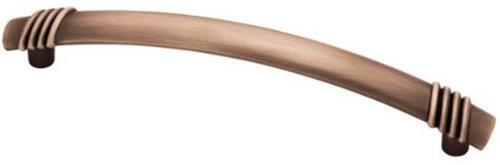 (5 Pack) 5 inch Contempo Knuckle Pull Red Antique Copper Low Sheen