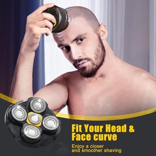 Shaver Replacement Heads Compatible with Microtouch Titanium Head Silvery-3