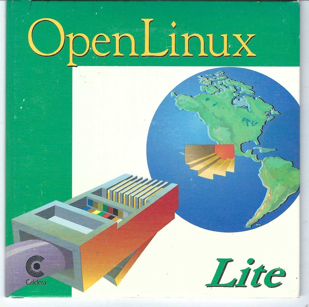 ITHistory (1990s) IBM PC Software  OPEN LINUX LITE (Caldera) CD