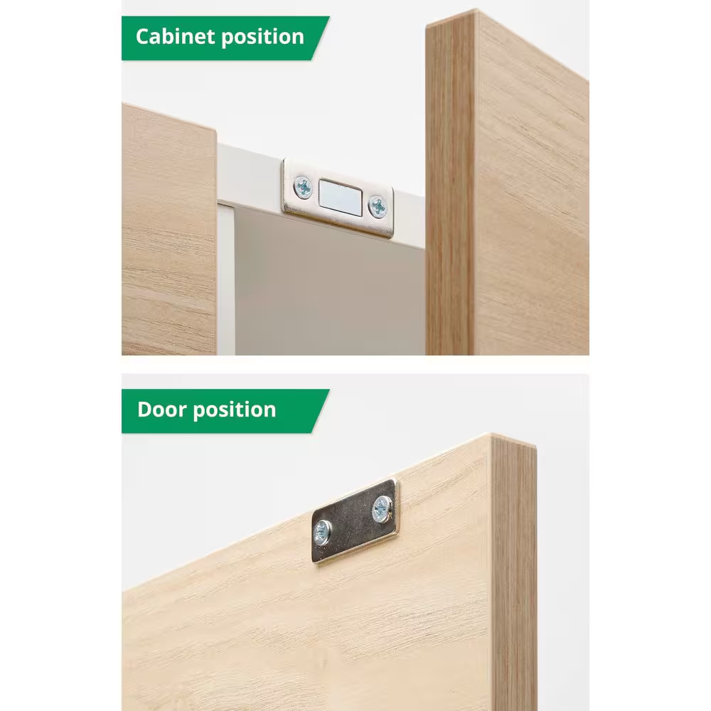 Thin Self-Adhesive Magnetic Catch (2-Pack)