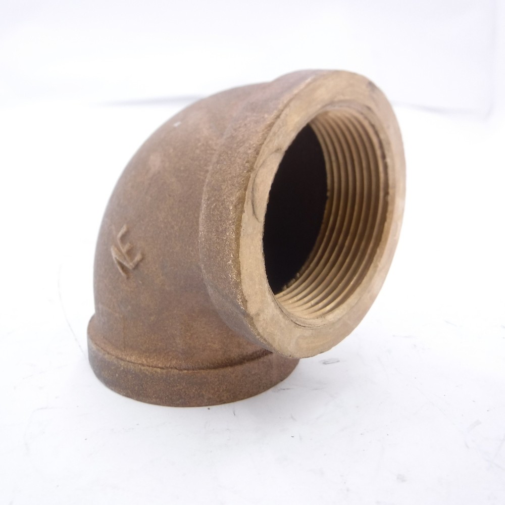 1-1/2"FNPT x FNPT Bronze 90° Elbow Fitting