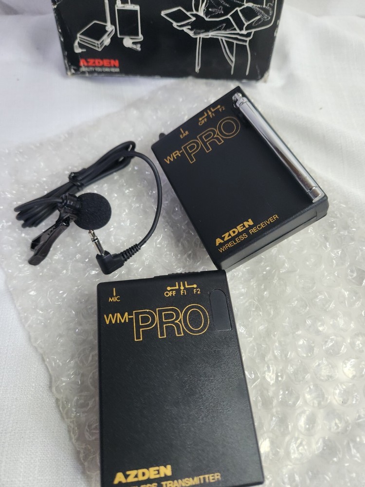 AZDEN Wireless Mic microphone kit WLX-PRO Mono Lavalier