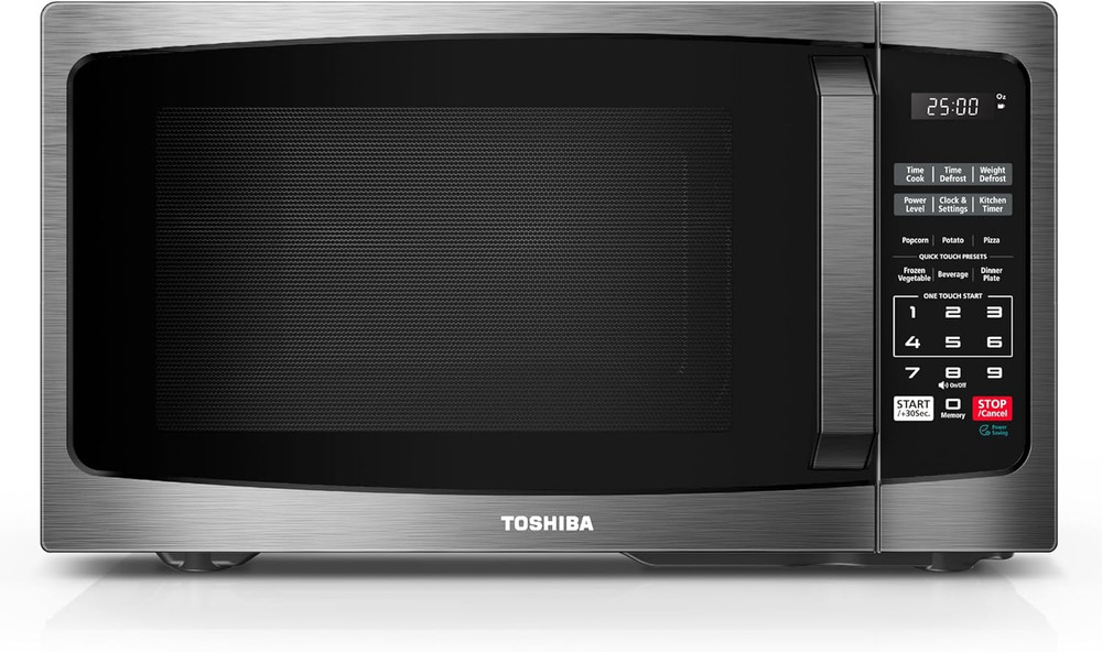 ML-EM09PA(BS) Small Microwave Oven with 6 Auto Menus, Mute Function & Child Lock