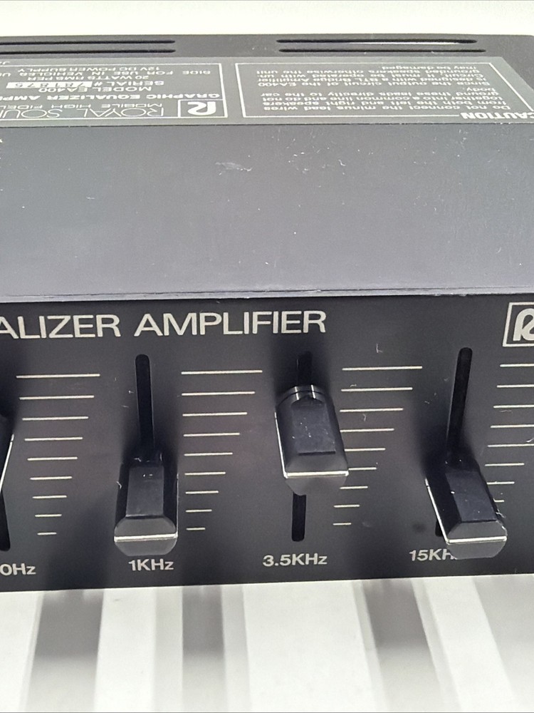 ROYAL SOUND GRAPHIC EQUALIZER AMPLIFIER EA400
