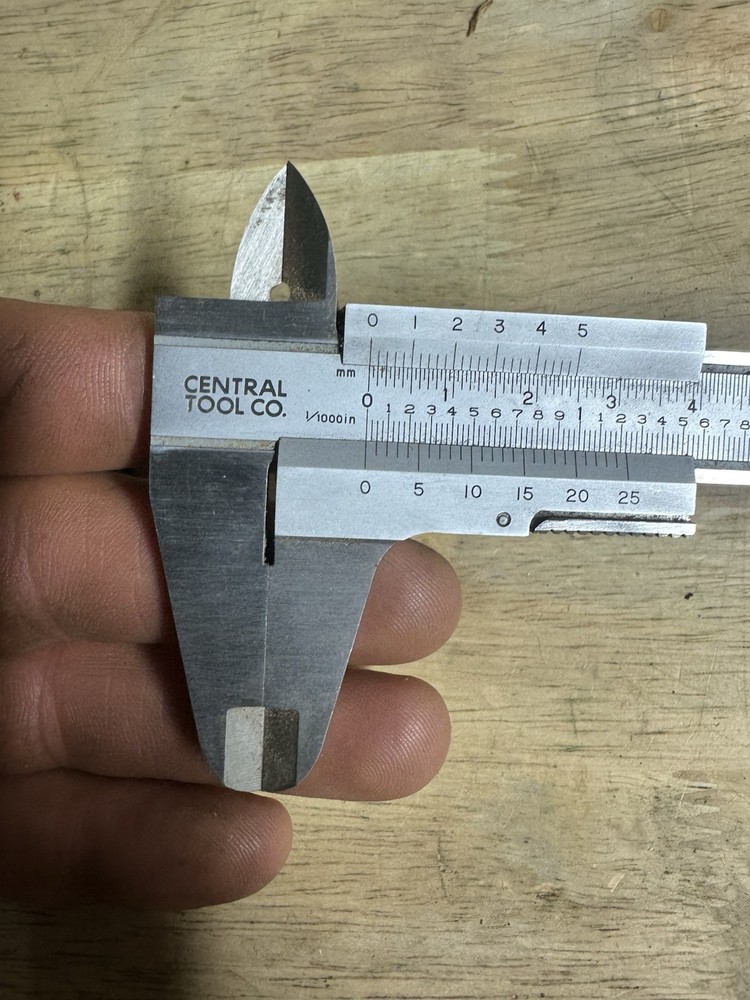 Central Tool Company Vernier Caliper & Case