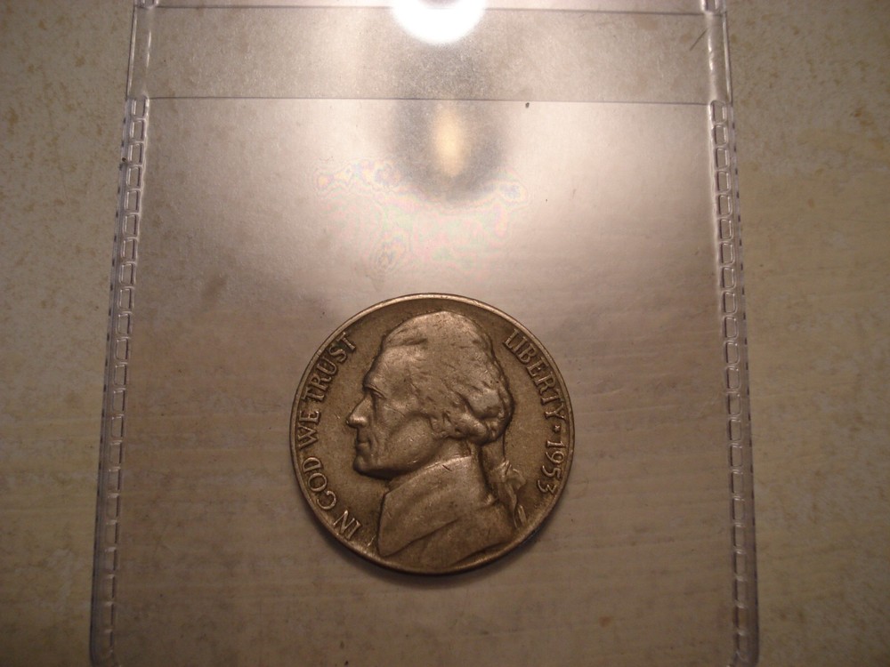 (1) 1953-S JEFFERSON NICKEL