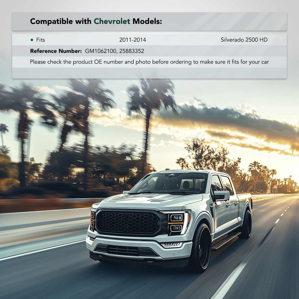 Front Driver Outer Side Bumper Bracket for Silverado 2500 HD 2011-2024 HSS