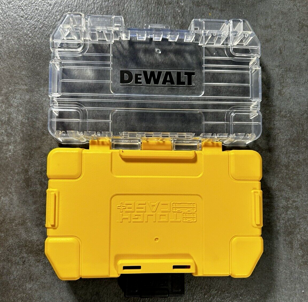 4 DEWALT Tough Case Drill Bit Tip Storage Organizer STACKABLE INTERLOCKING