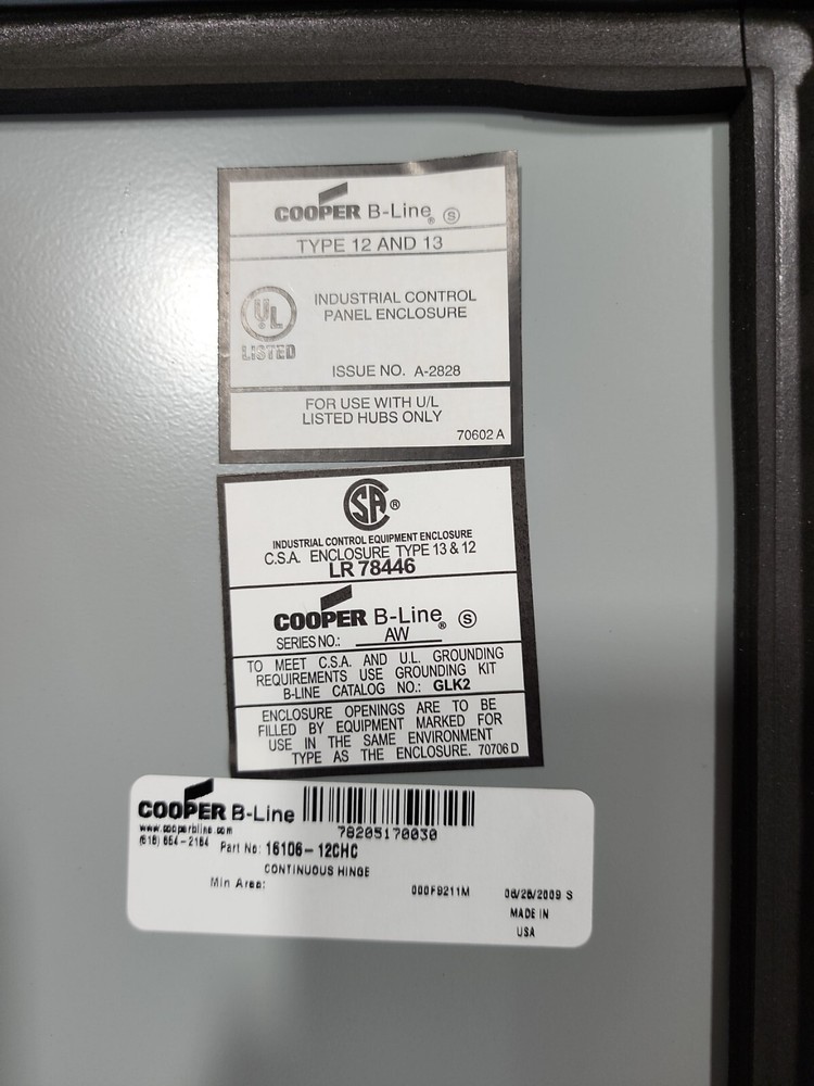 Cooper B-line 16106-12CHC