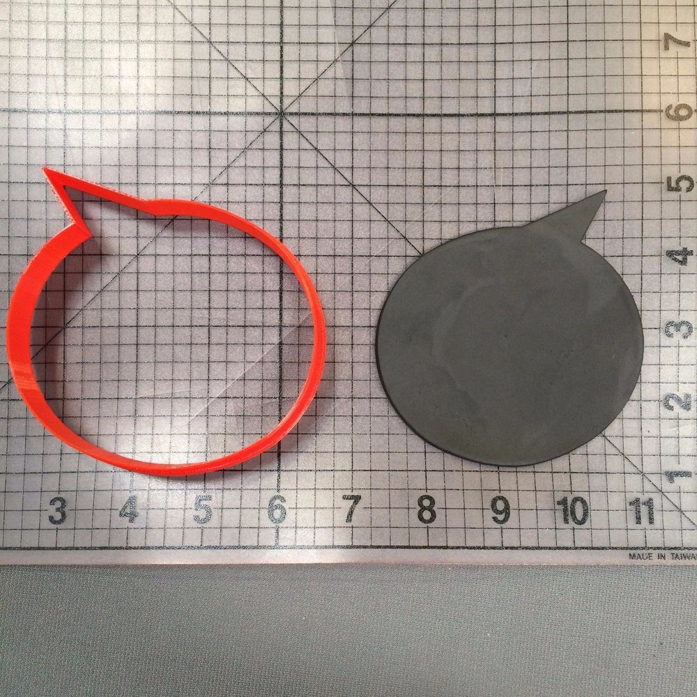 Message Bubble 105 Cookie Cutter