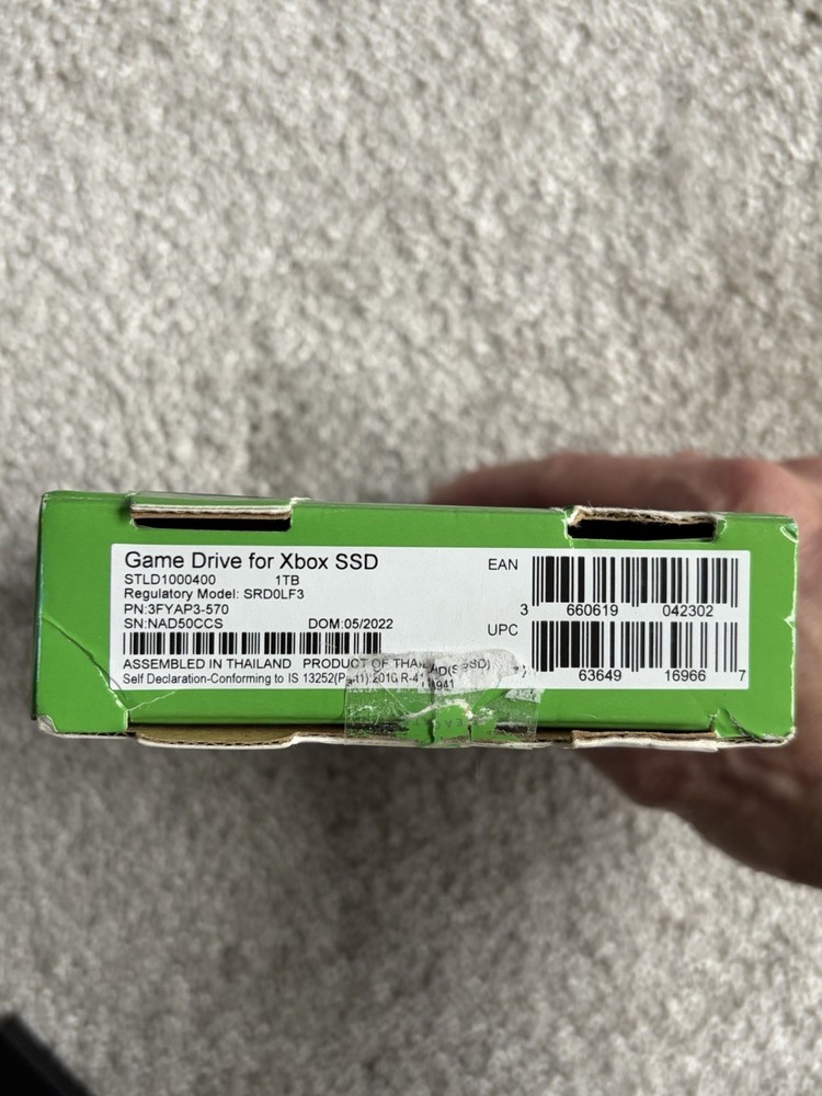 Seagate STLD1000400 1TB Game Drive for Xbox Solid State Drive SSD SRD0LF3 Tested
