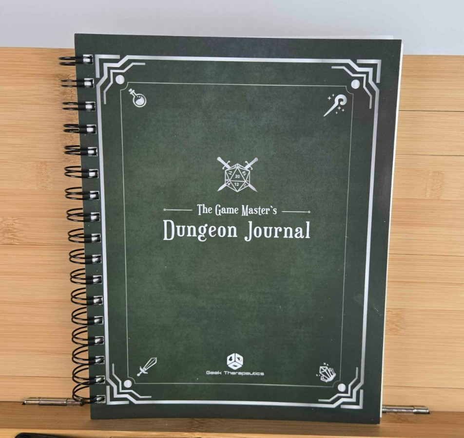 The Game Master's Dungeon Journal - DnD Dungeon Master Notebook - Green