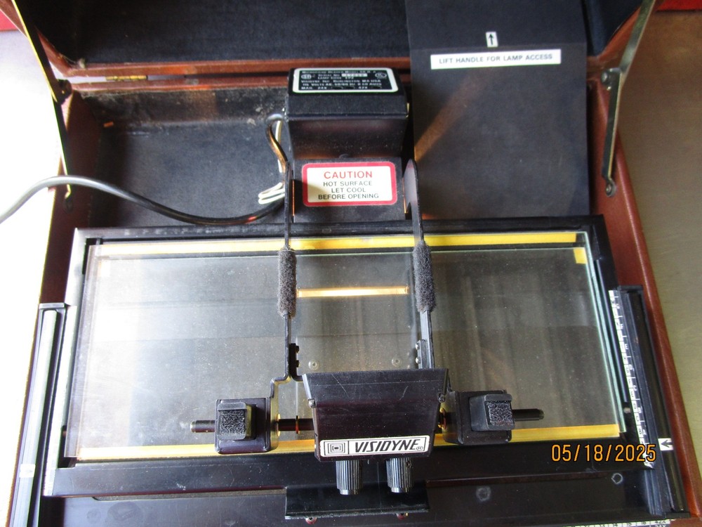 Vintage Visidyne Microfiche Machine Model SKII-A