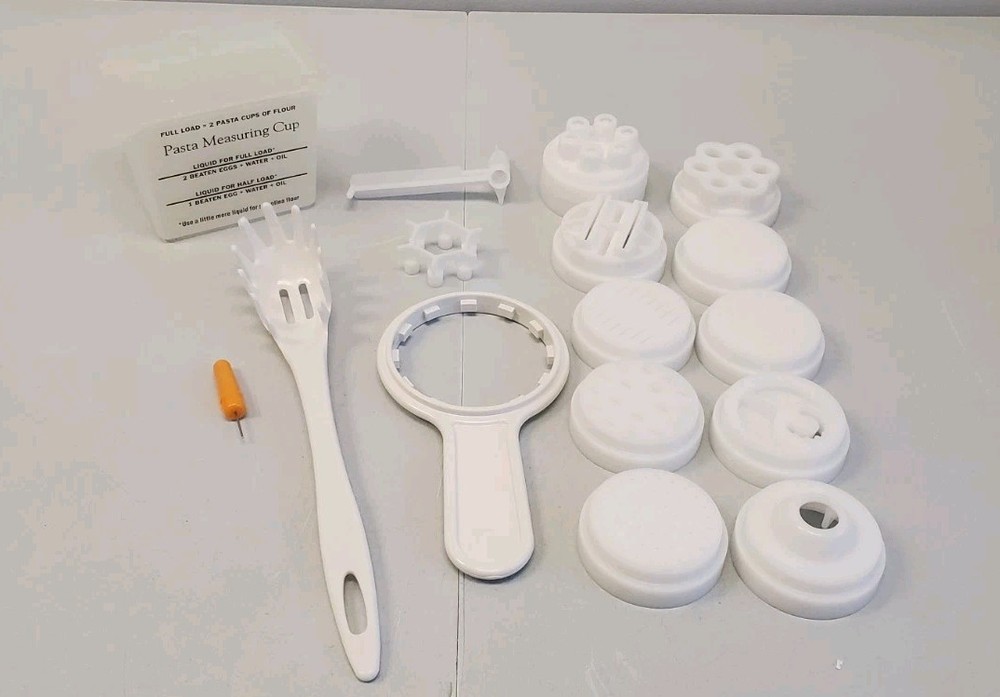 Popeil's Automatic Pasta Maker Machine Model P400 Dies Accessory Lot Replacement