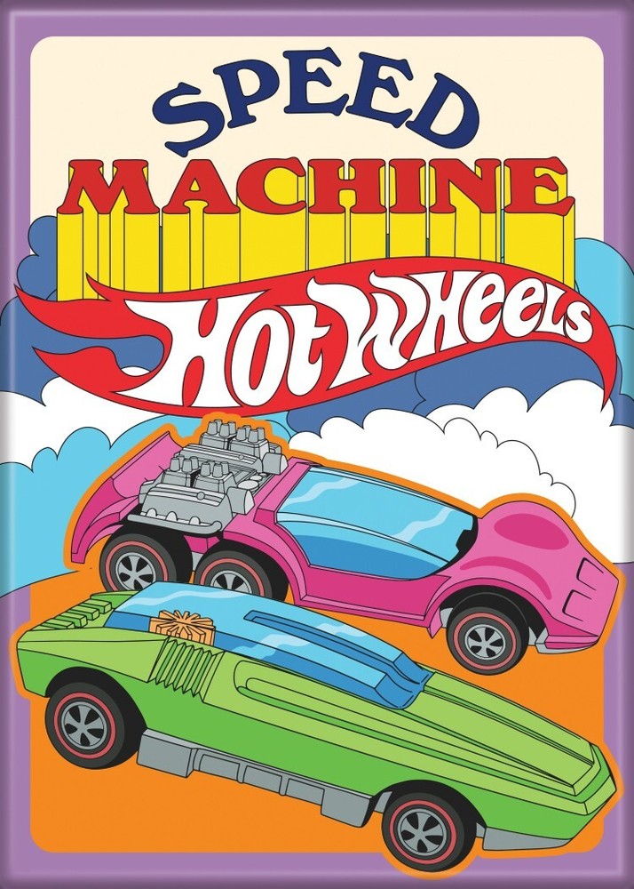 ATA-BOY HOT WHEELS SPEED MACHINE MAGNET