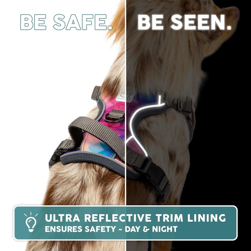 Embark Adventure No Pull Dog Harness, Reflective Trim No Pull Harness for Med...