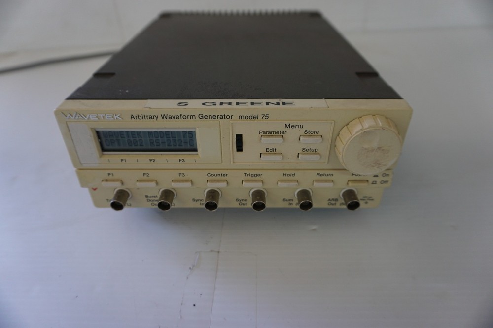 WAVETEK ARBITRARY WAVEFORM GENERATOR MODEL 75 (BFR14)