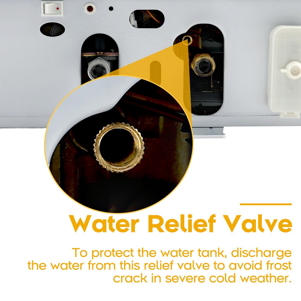 18L 5GPM Tankless LPG Liquid Propane Gas Hot Water Heater On-Demand Water Boiler