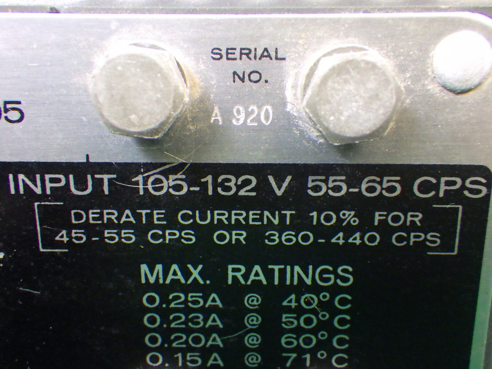 Lambda LM-205 regulated power supply 105-132VAC input, 0-32VDC output Works