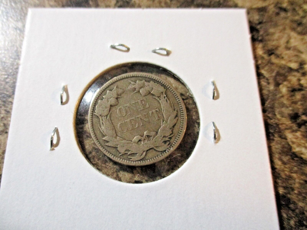 1857 FLYING EAGLE CENT FINE DDO CCD