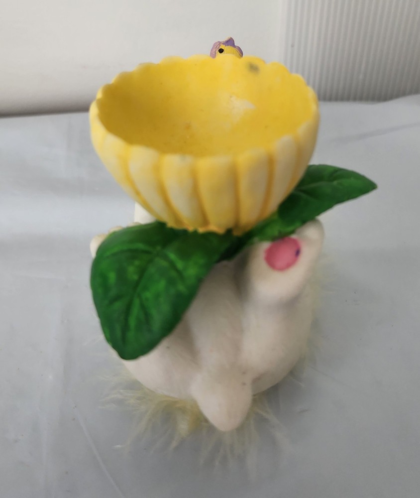 Cracker Barrel - Easter Egg Holder Bunny Collection Yellow
