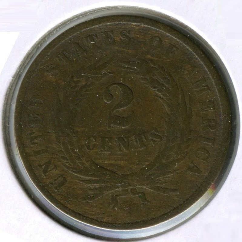 1864 2-Cent Coin - Two Cents - P892